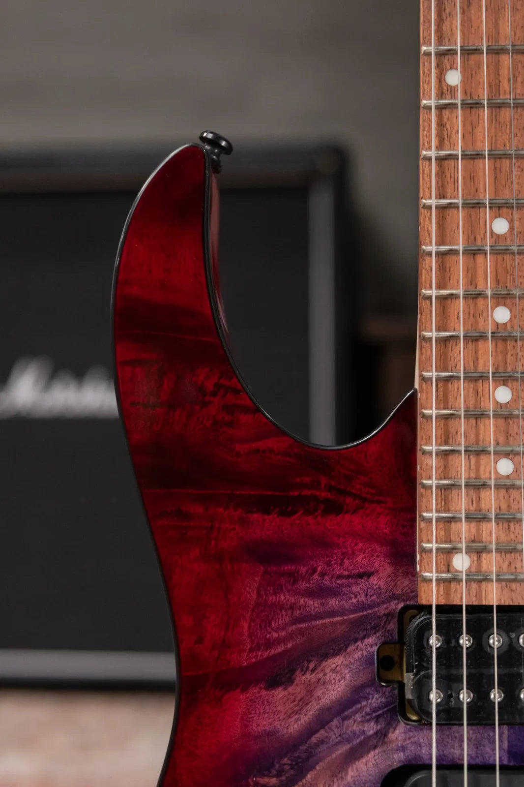 Ibanez RG470PBREB Electric Guitar - Red Eclipse Burst