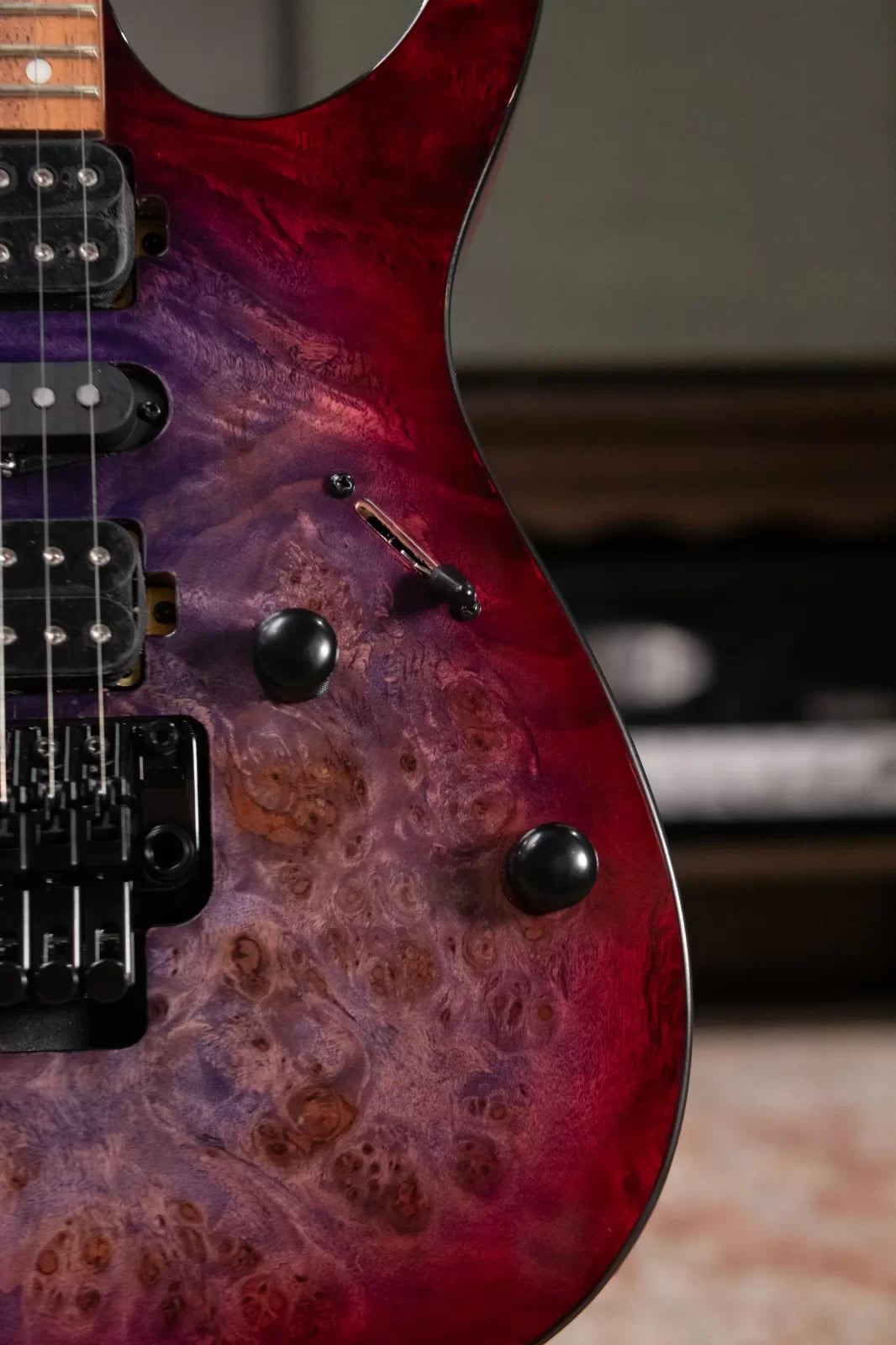 Ibanez RG470PBREB Electric Guitar - Red Eclipse Burst