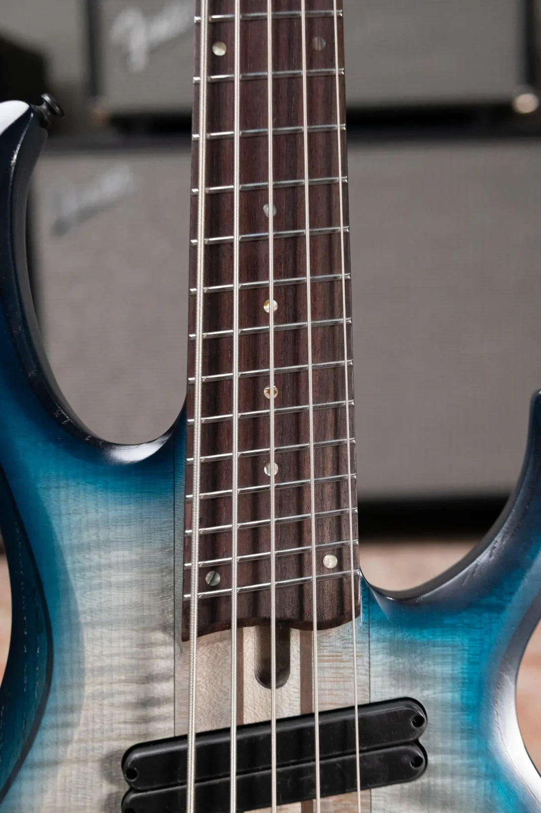 Ibanez BTB705LMCTL Bass Workshop Multi-Scale 5-String Electric Bass - Cosmic Blue Starburst Low Gloss