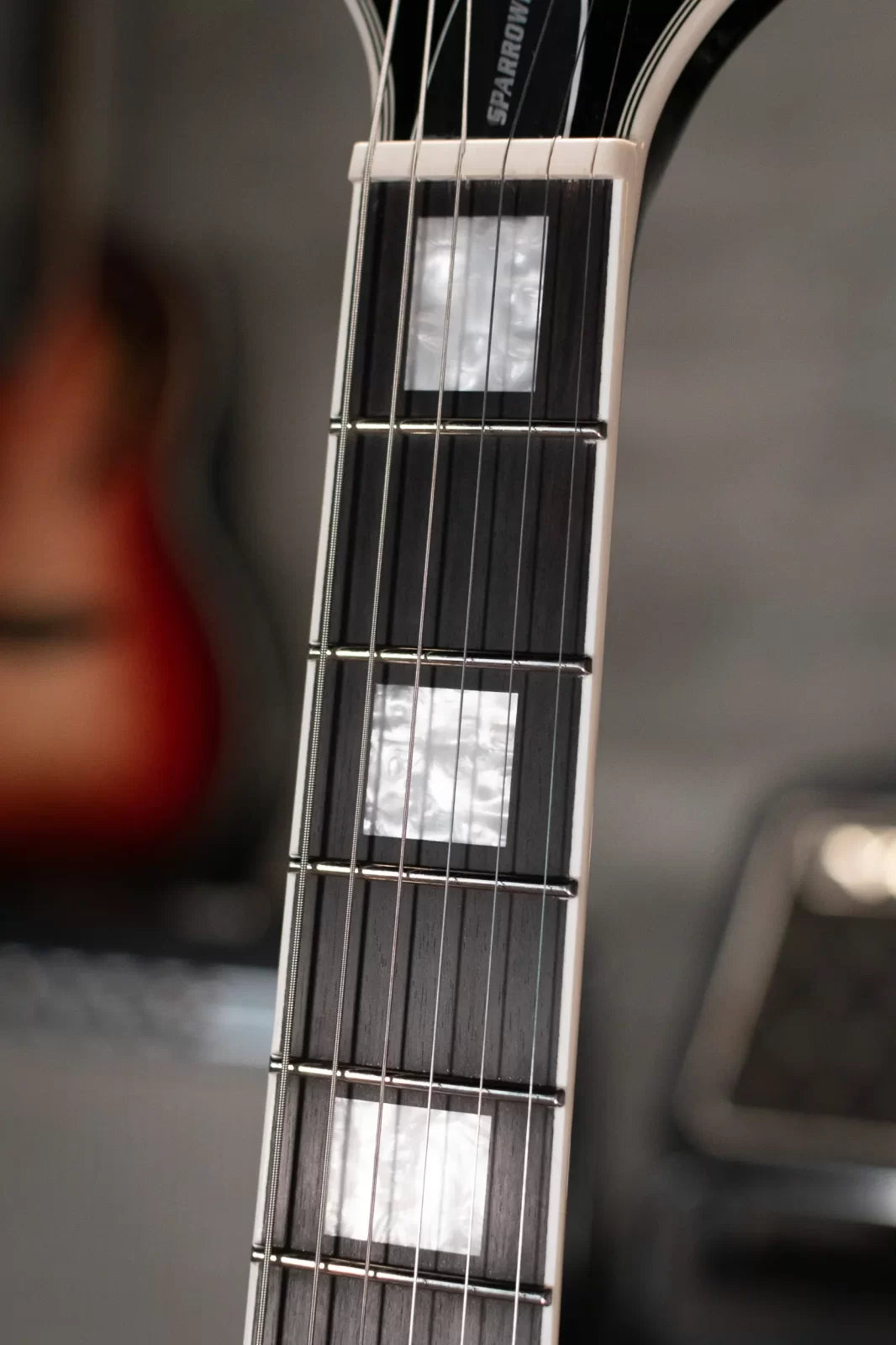 ESP LTD Bill Kelliher Sparrowhawk Electric Guitar - Vintage Silver Sunburst with Form Fit Case