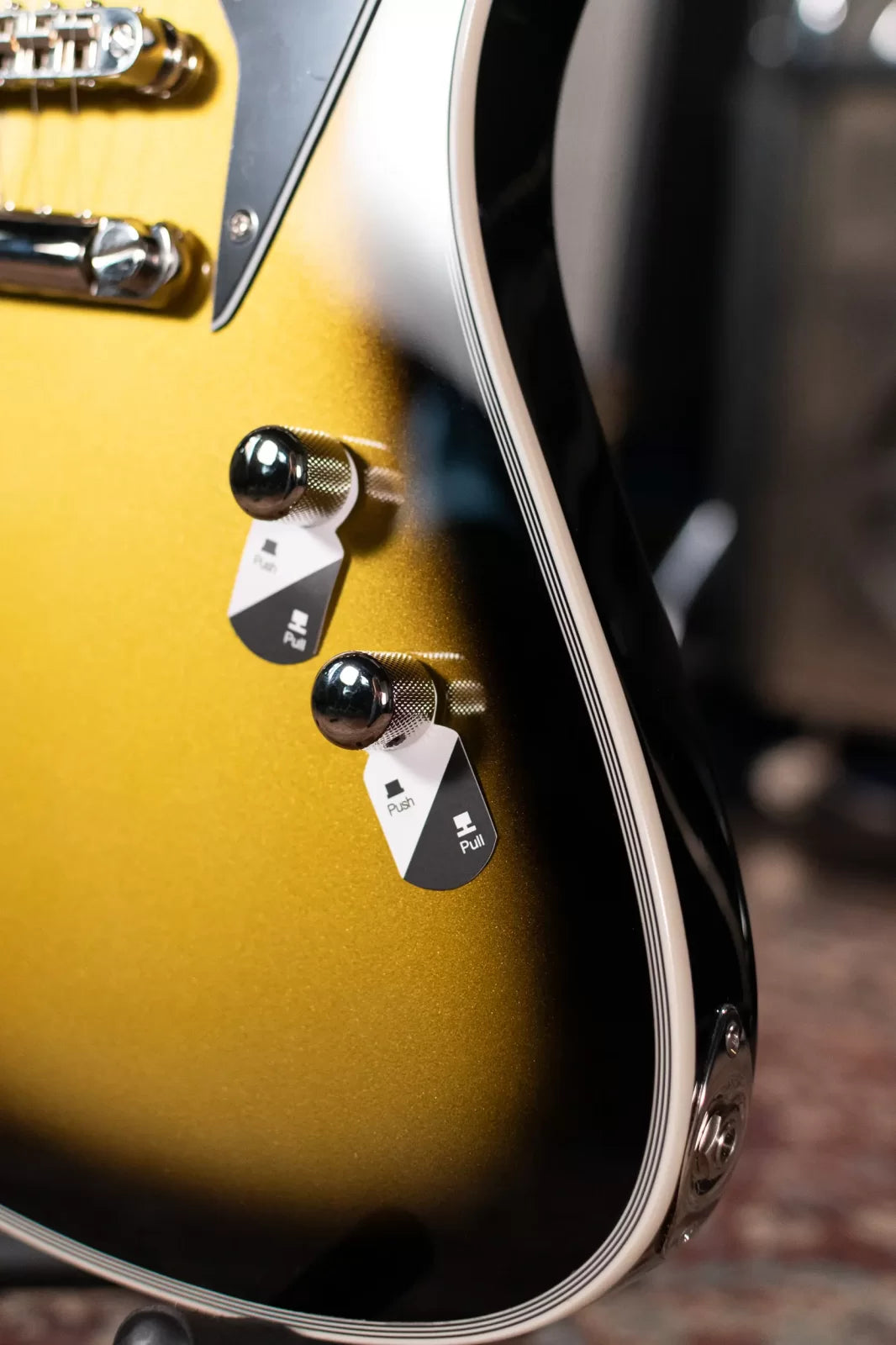 ESP LTD Bill Kelliher Sparrowhawk Electric Guitar - Vintage Silver Sunburst with Form Fit Case