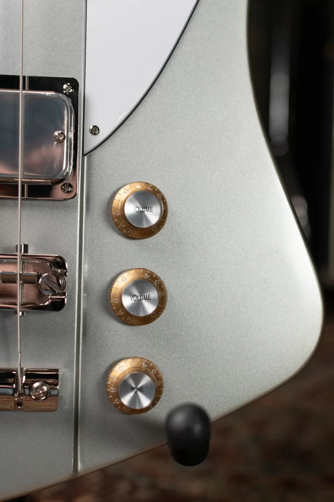 Epiphone Thunderbird '64 Electric Bass Guitar - Silver Mist with Premium Gig Bag