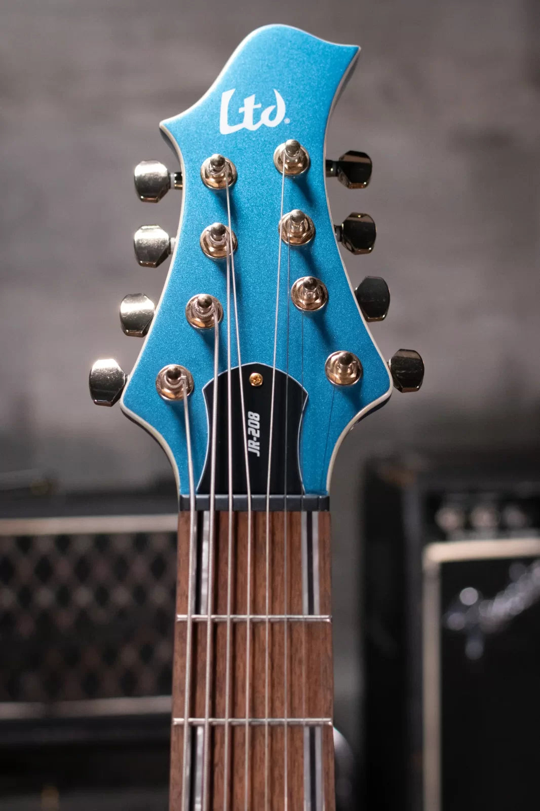ESP LTD Javier Reyes JR-208 Electric Guitar - Pelham Blue