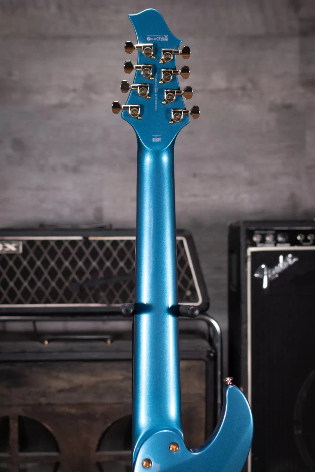 ESP LTD Javier Reyes JR-208 Electric Guitar - Pelham Blue
