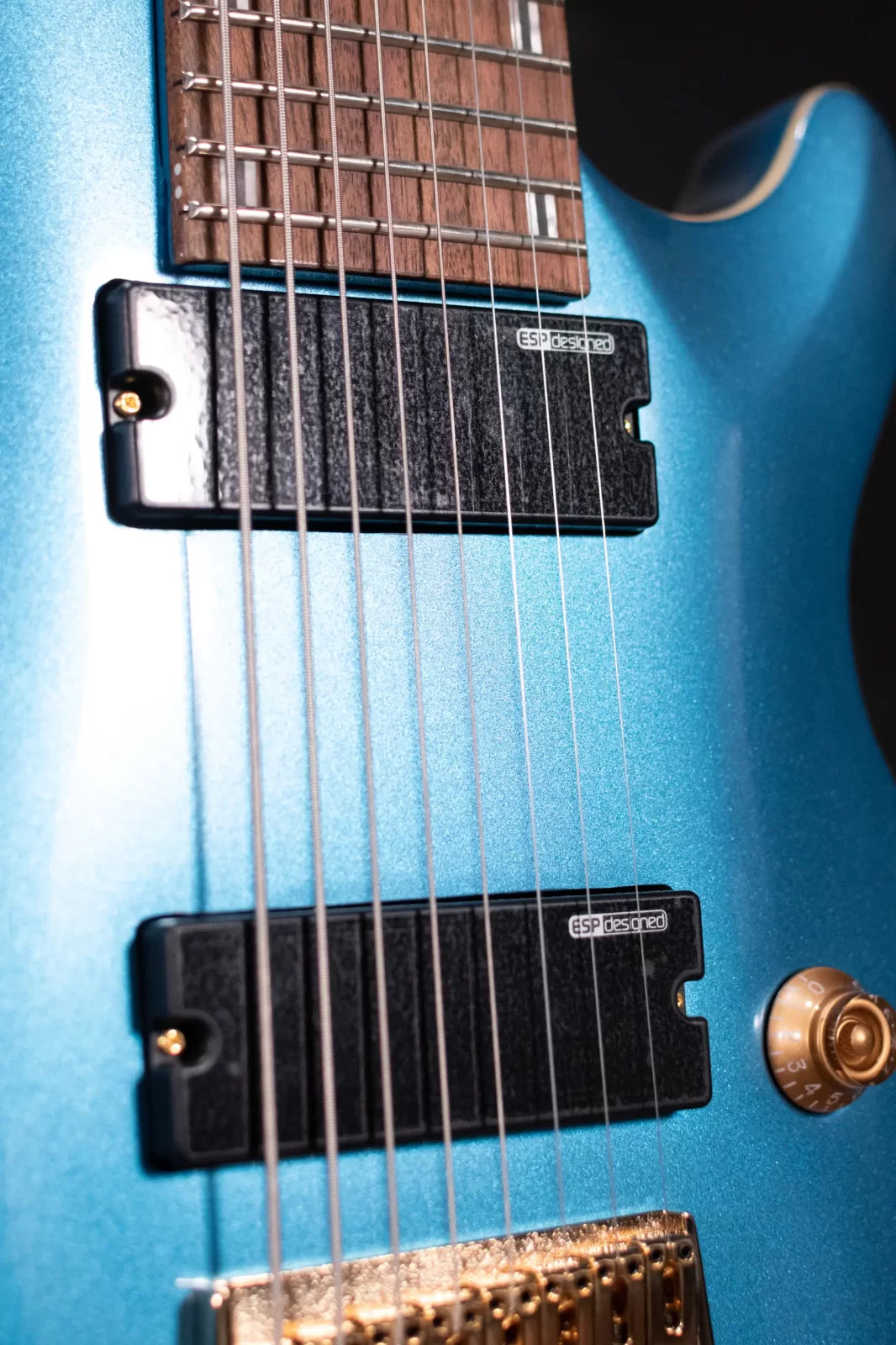 ESP LTD Javier Reyes JR-208 Electric Guitar - Pelham Blue