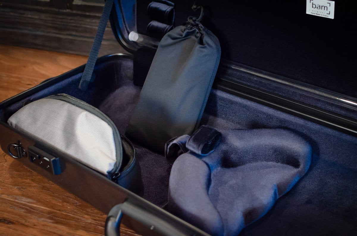 BAM Hightech Oblong Viola Case - Tweed