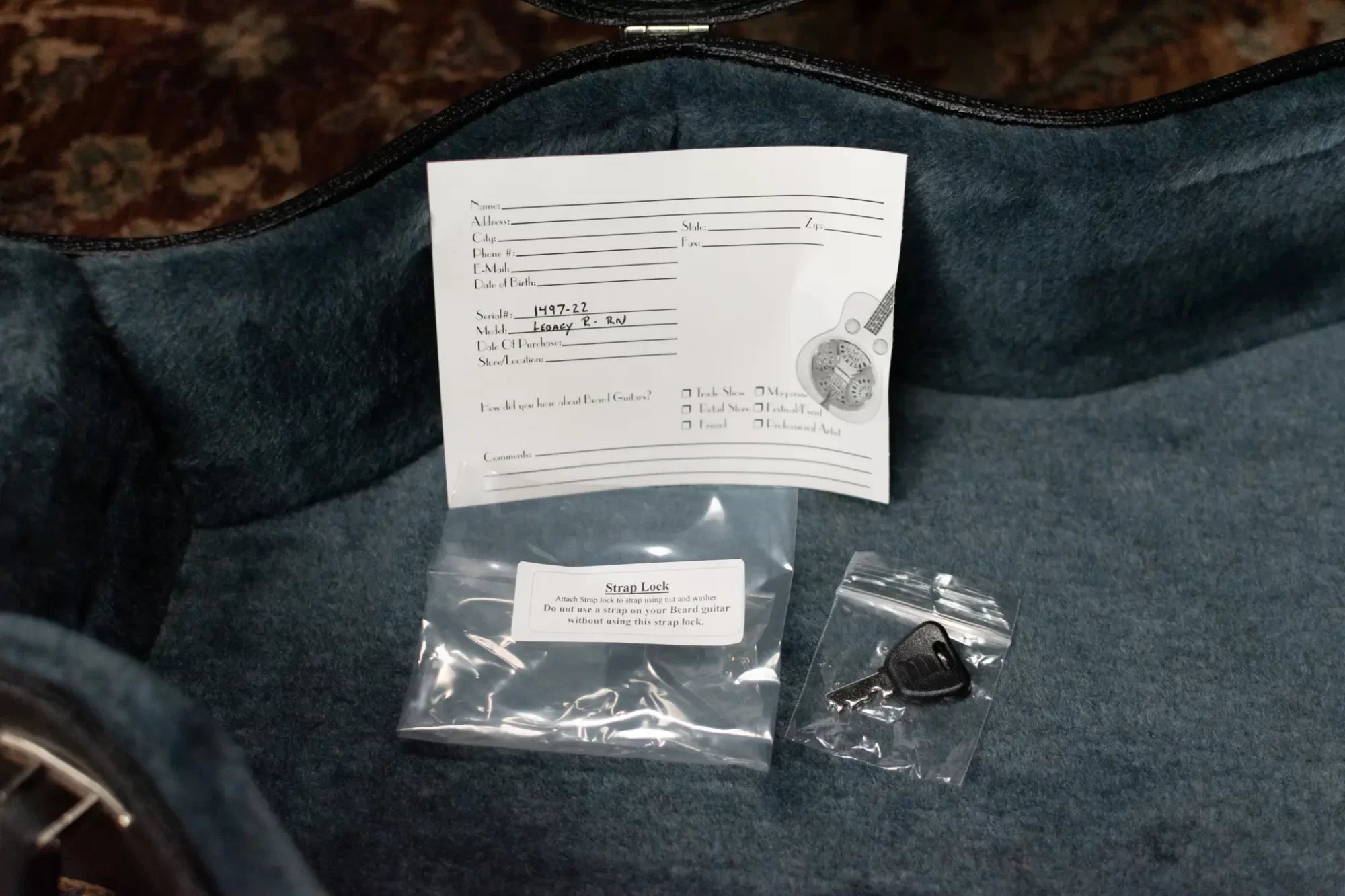 Beard Guitars Legacy R RN Custom Maple - Natural High Gloss with Hardshell Case