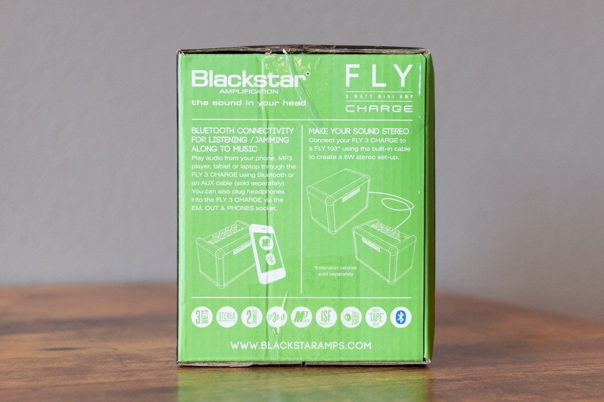 Blackstar FLY3BTCHARGE 3-Watt Bluetooth Guitar Amplifier w/ Rechargeable Battery