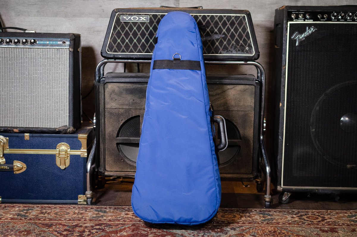 Bobelock 1029 Fiberglass Arrow Mandolin Case- Blue/Gray