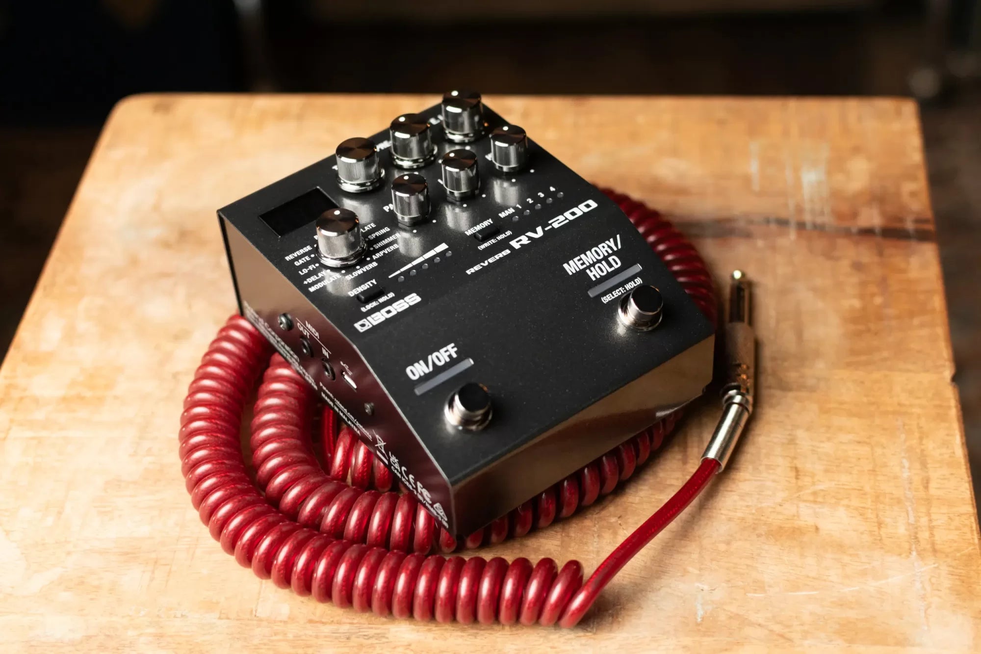 new Boss RV 200 Reverb Pedal haggertys 3