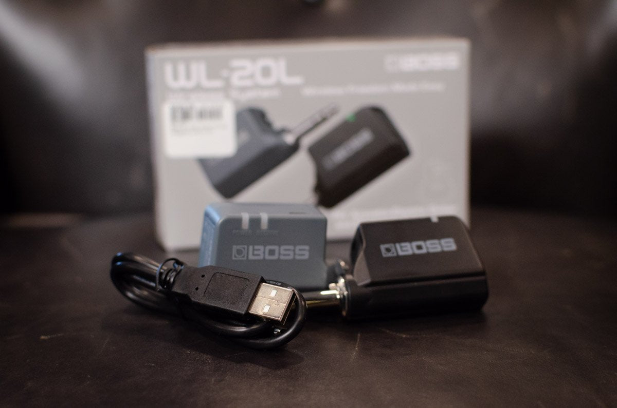 BOSS WL-20L Wireless System for Guitars or Line-Level Devices - Active Pickups