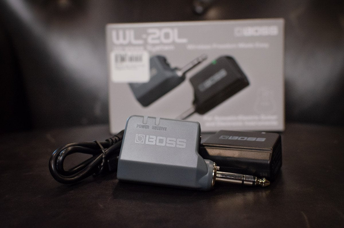 BOSS WL-20L Wireless System for Guitars or Line-Level Devices - Active Pickups