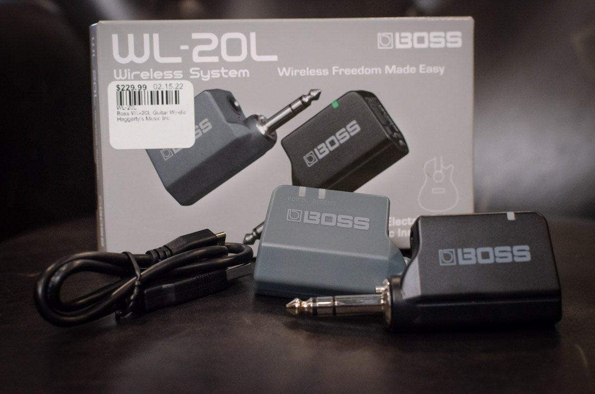 BOSS WL-20L Wireless System for Guitars or Line-Level Devices - Active Pickups
