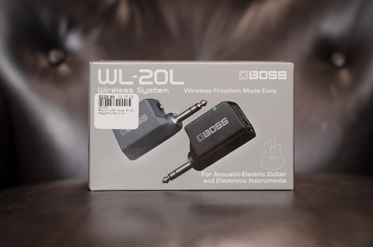 BOSS WL-20L Wireless System for Guitars or Line-Level Devices - Active Pickups