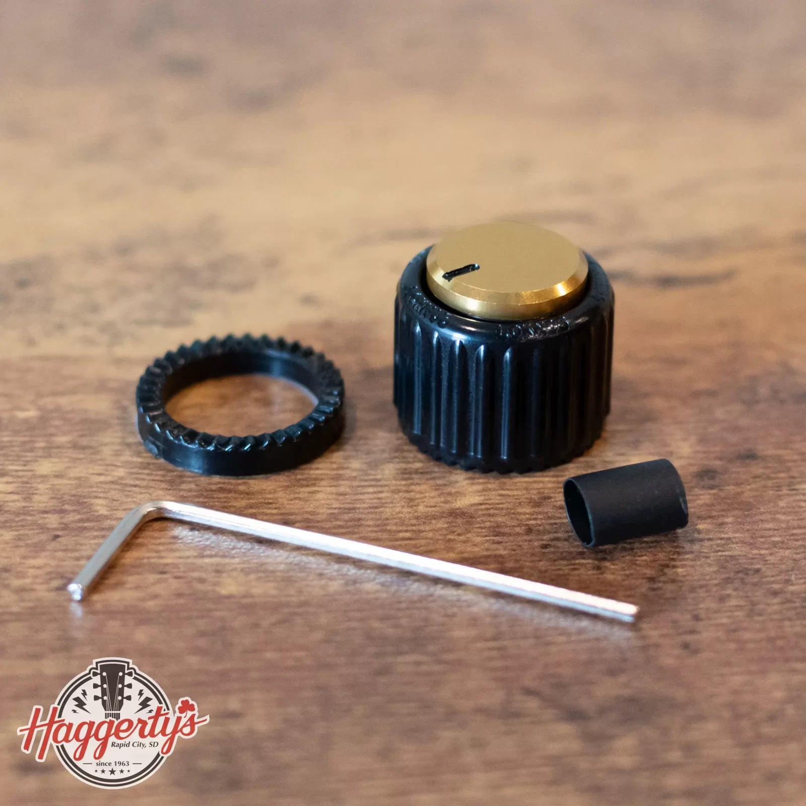 D’Addario LokNob Large - Black/Gold