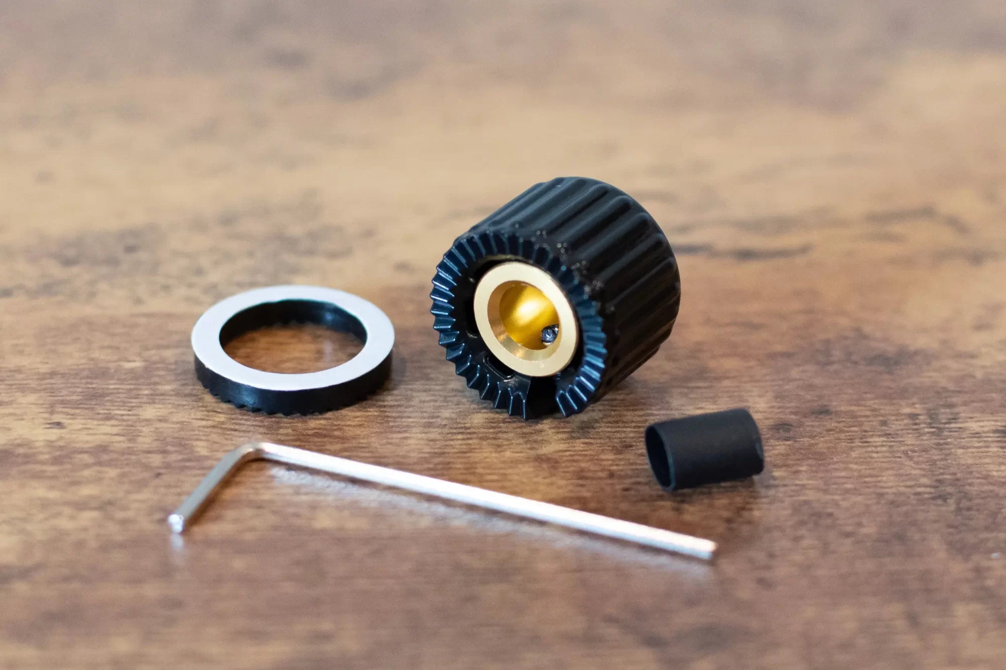 D'Addario LokNob Large - Black/Gold