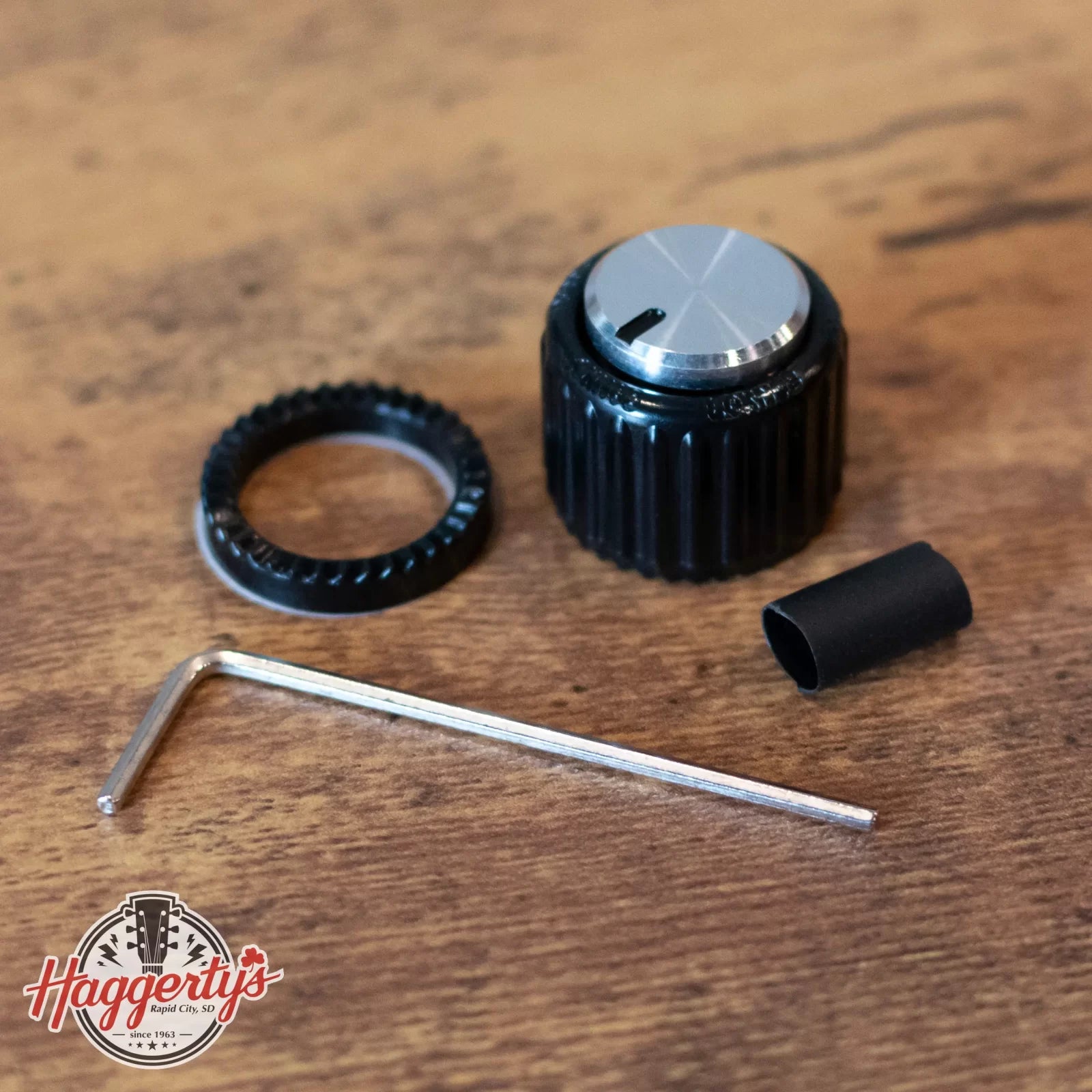 D’Addario LokNob Large - Black/Silver