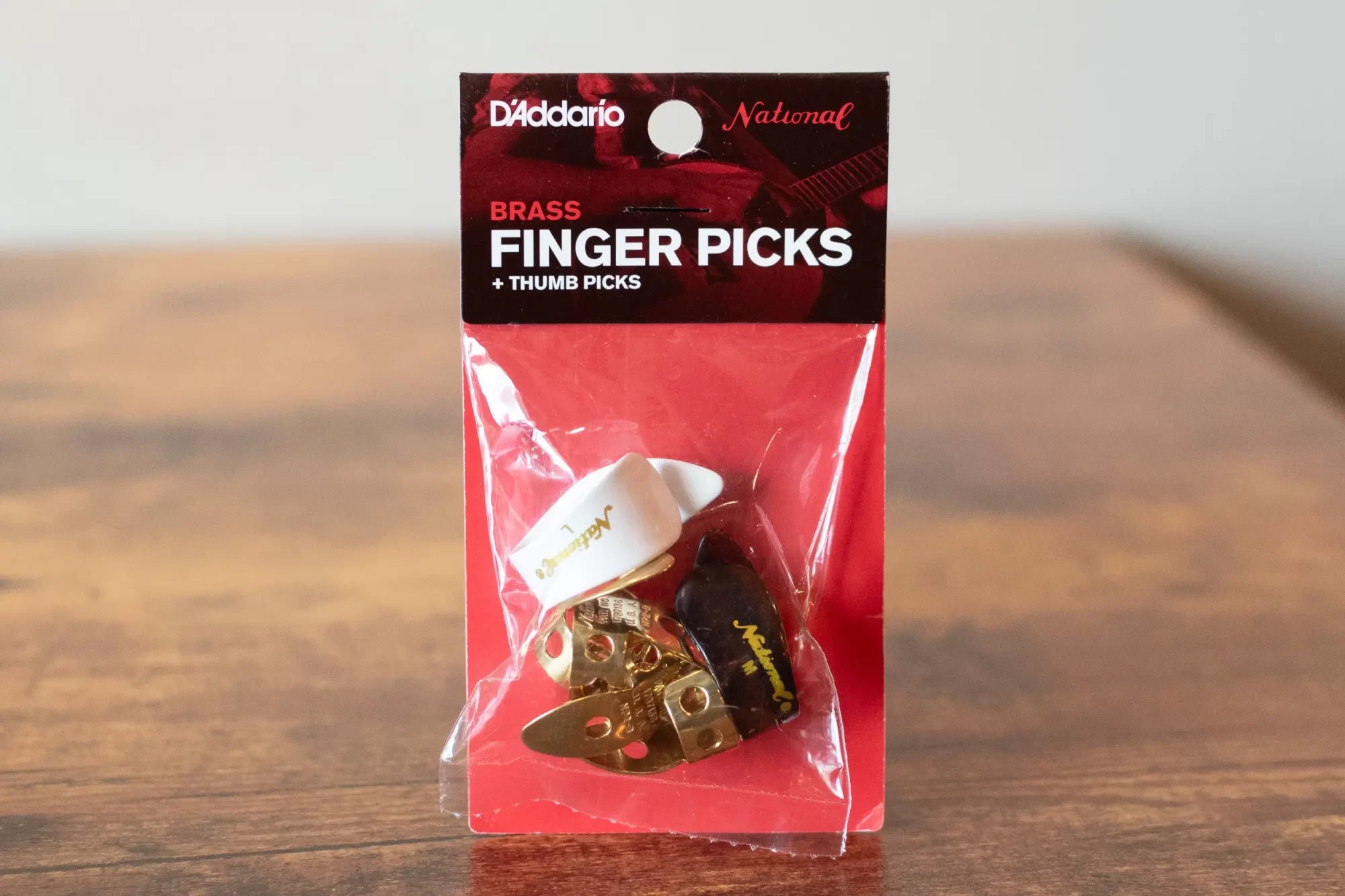 D'Addario National Brass Finger Pick Bundle - 6 pack