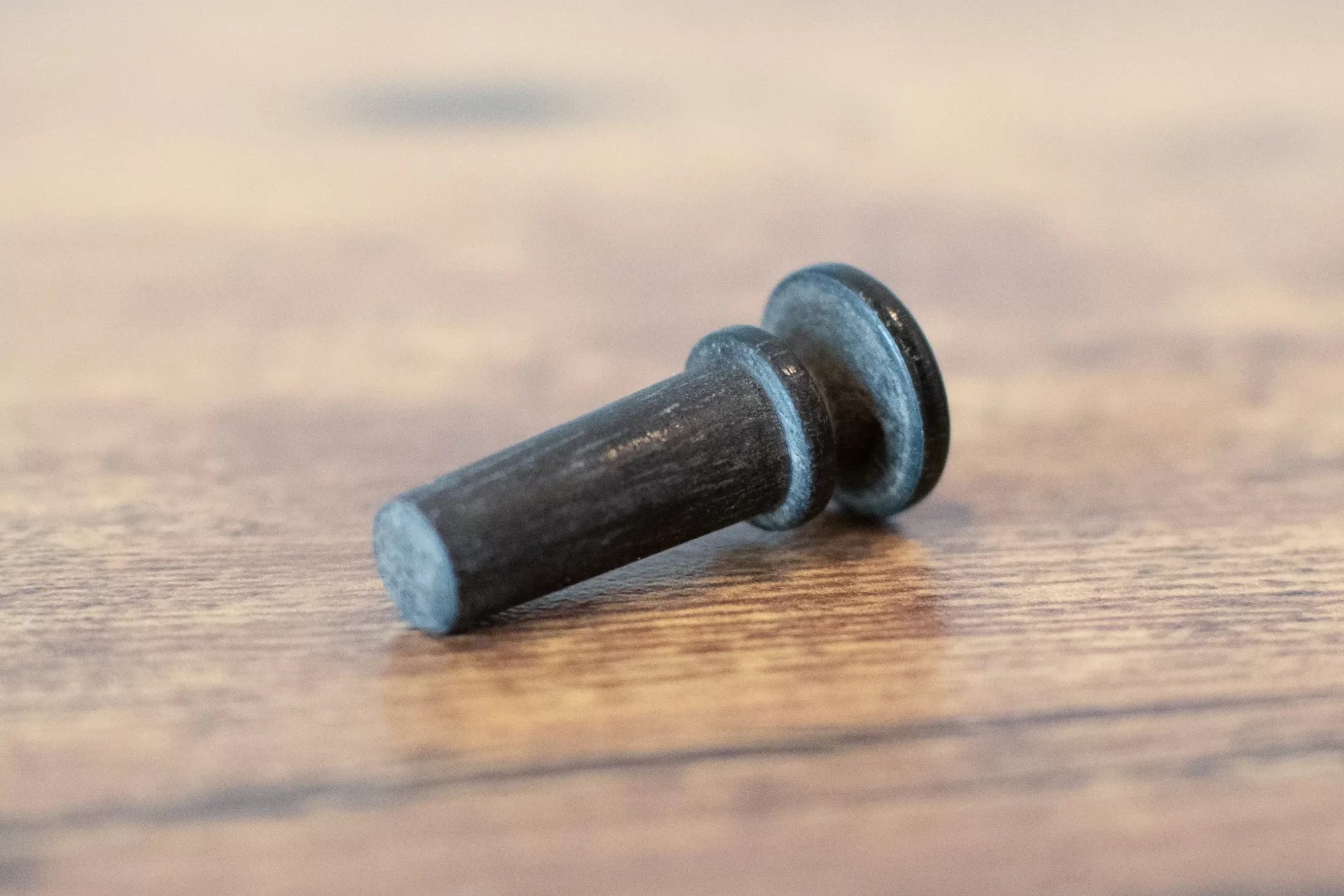 D'Addario PWPS2 Ebony Bridge Pins with End Pin Set, Abalone Inlay