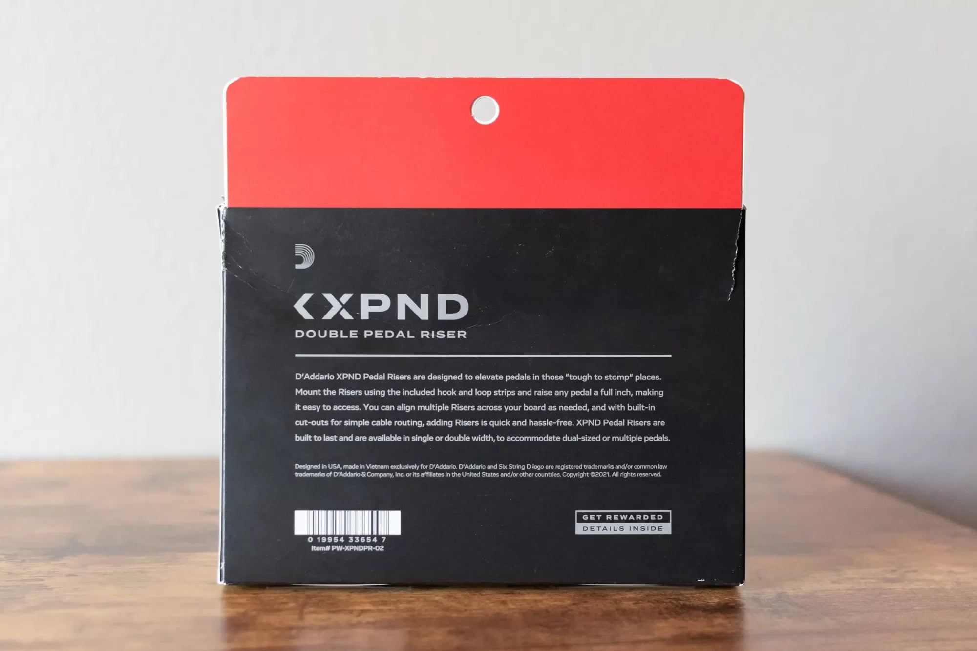 D'Addario XPND Double Pedal Riser