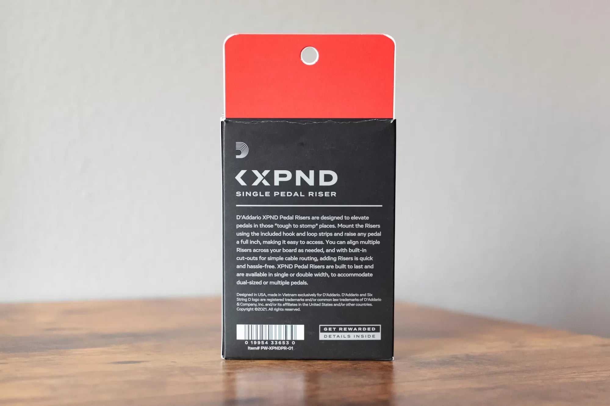 D'Addario XPND Single Pedal Riser