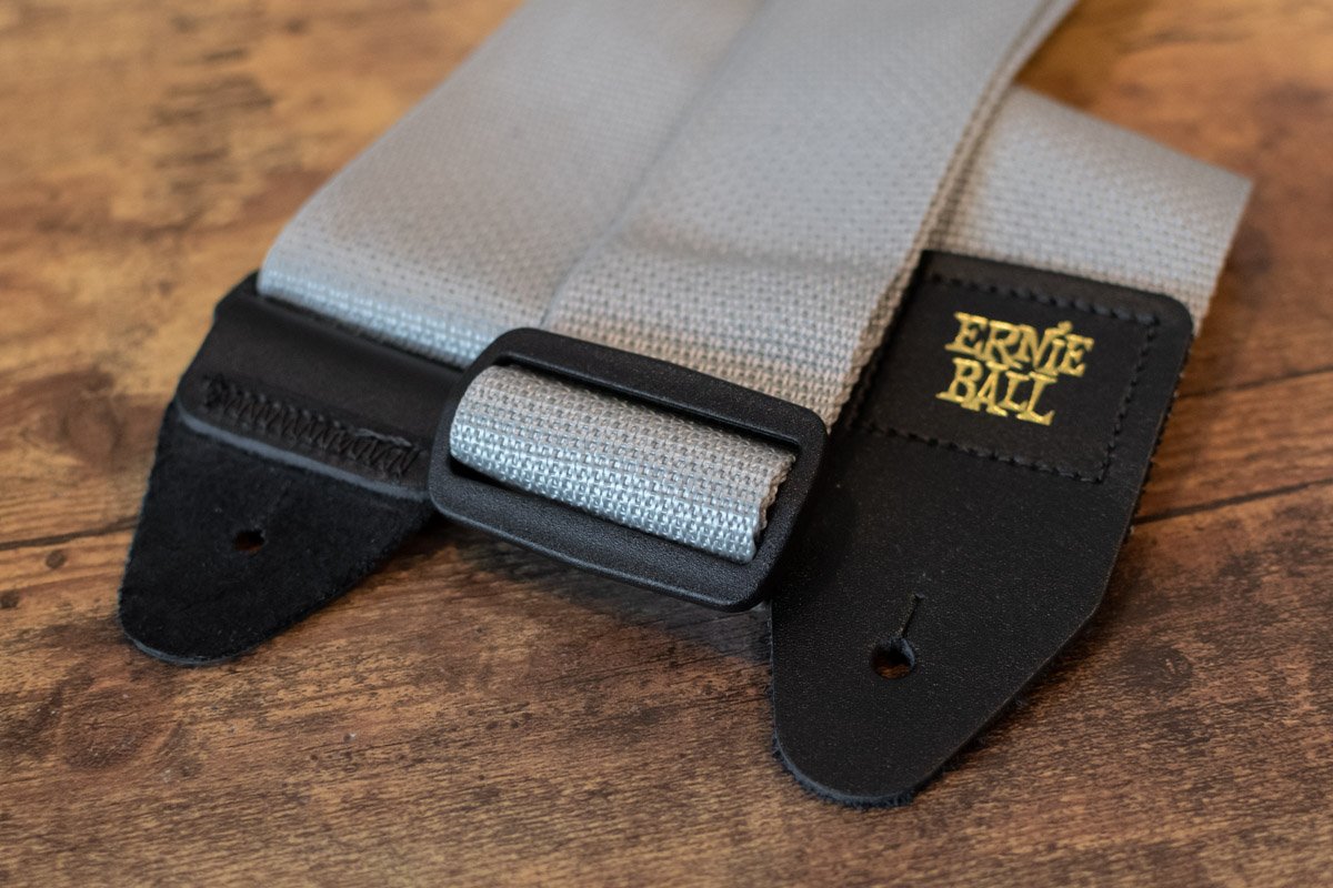 new ERNIE BALL P04046 POLYPRO GUITAR STRAP GRAY haggertys 4