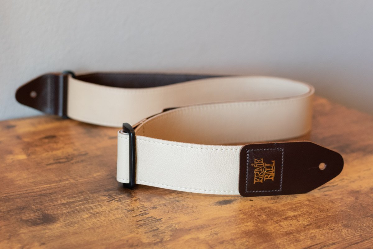 Ernie Ball P04136 Tri-Glide Leather Strap Tan