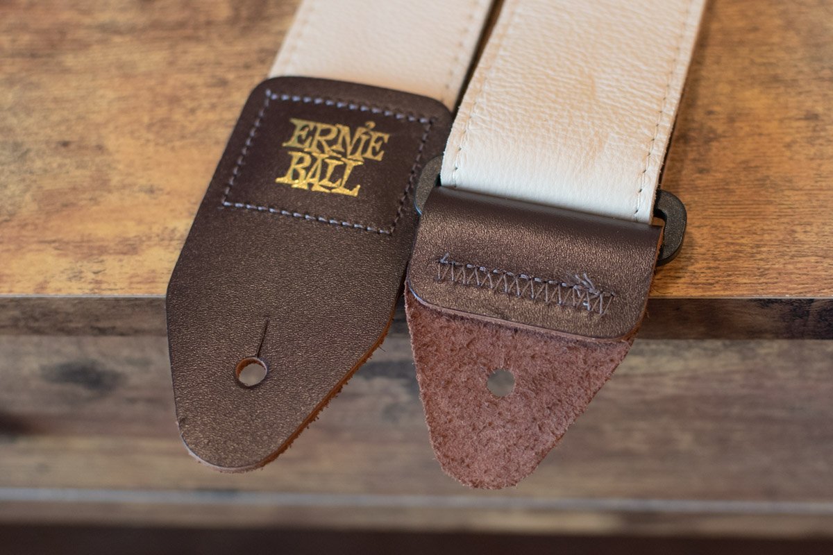 Ernie Ball P04136 Tri-Glide Leather Strap Tan