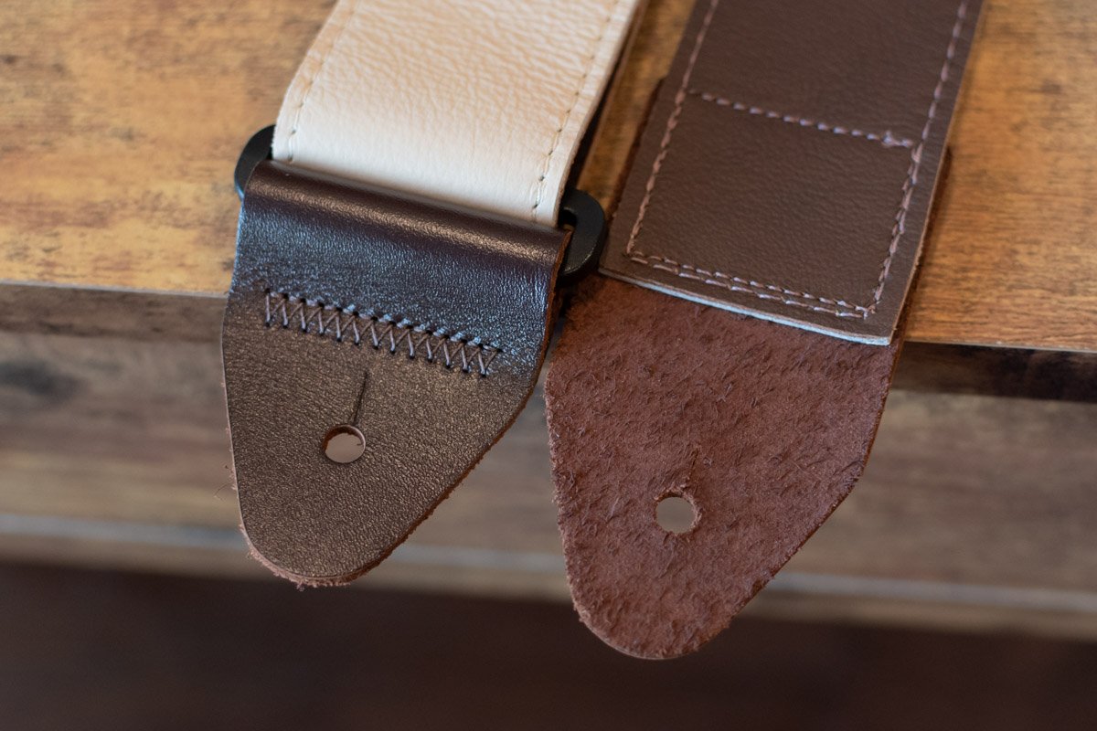 Ernie Ball P04136 Tri-Glide Leather Strap Tan