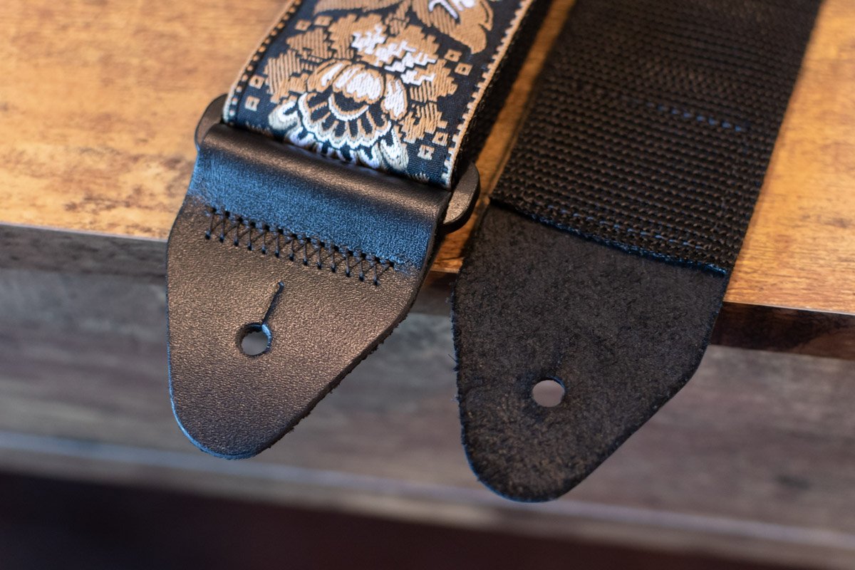 Ernie Ball P04151 Royal Orleans Jacquard Guitar Strap - Gold