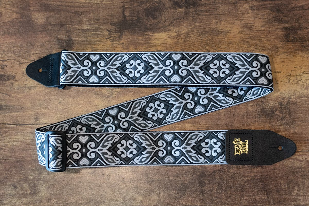 Ernie Ball P04166 Tribal Silver Guitar Strap