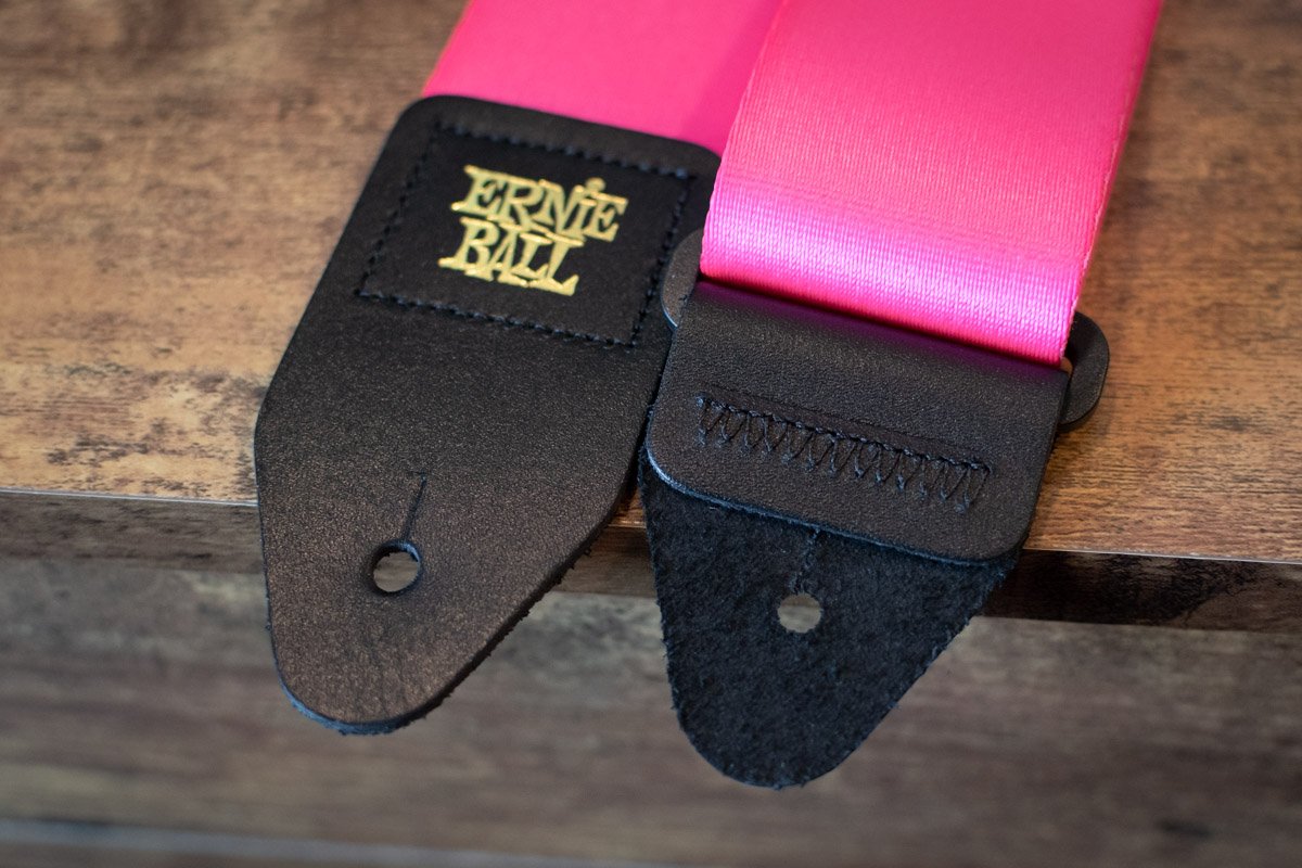 Ernie Ball P05321 Neon Pink Premium Guitar Strap
