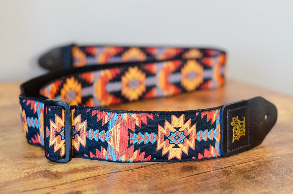 new ERNIE BALL P05324 ALBUQUERQUE SUNSET JACQUARD GUITAR STRAP haggertys 3