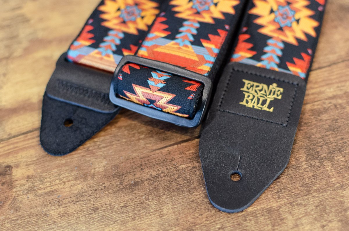 new ERNIE BALL P05324 ALBUQUERQUE SUNSET JACQUARD GUITAR STRAP haggertys 4