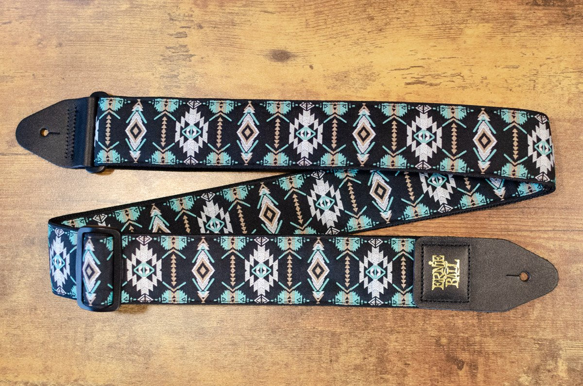 new ERNIE BALL SOUTHWESTERN TURQUOISE STRAP haggertys 7