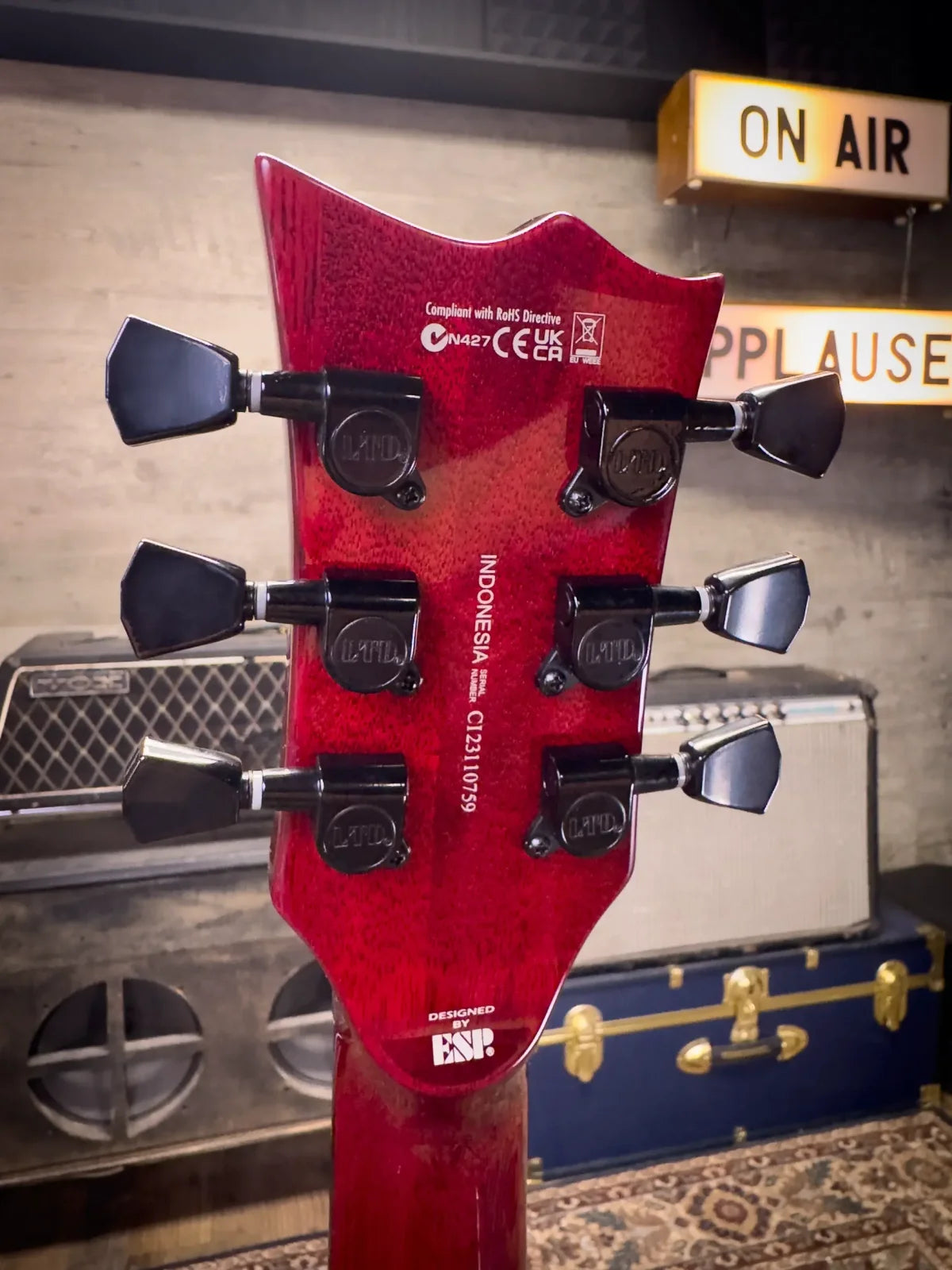 ESP LTD EC-201FT - See Thru Black Cherry