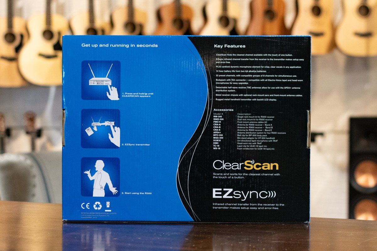 EV R300 Lapel Wireless Microphone