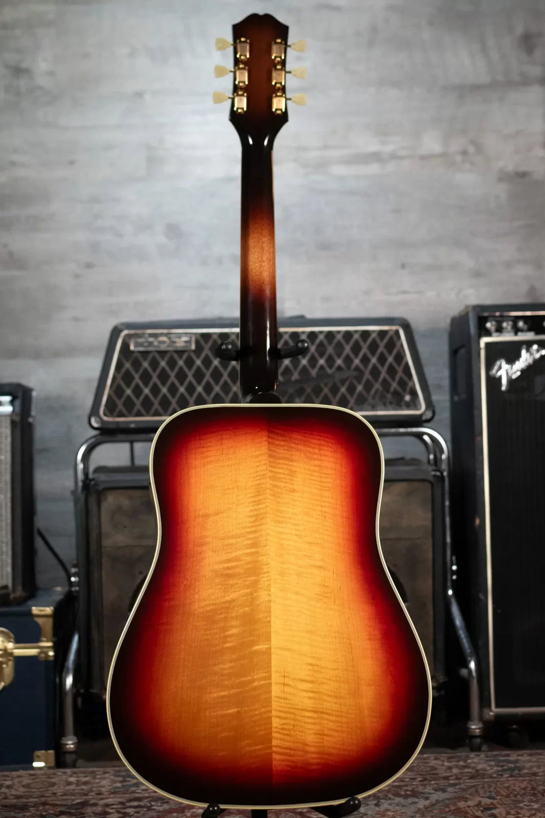 Epiphone USA Frontier Acoustic/Electric Guitar - Frontier Burst with Hardshell Case