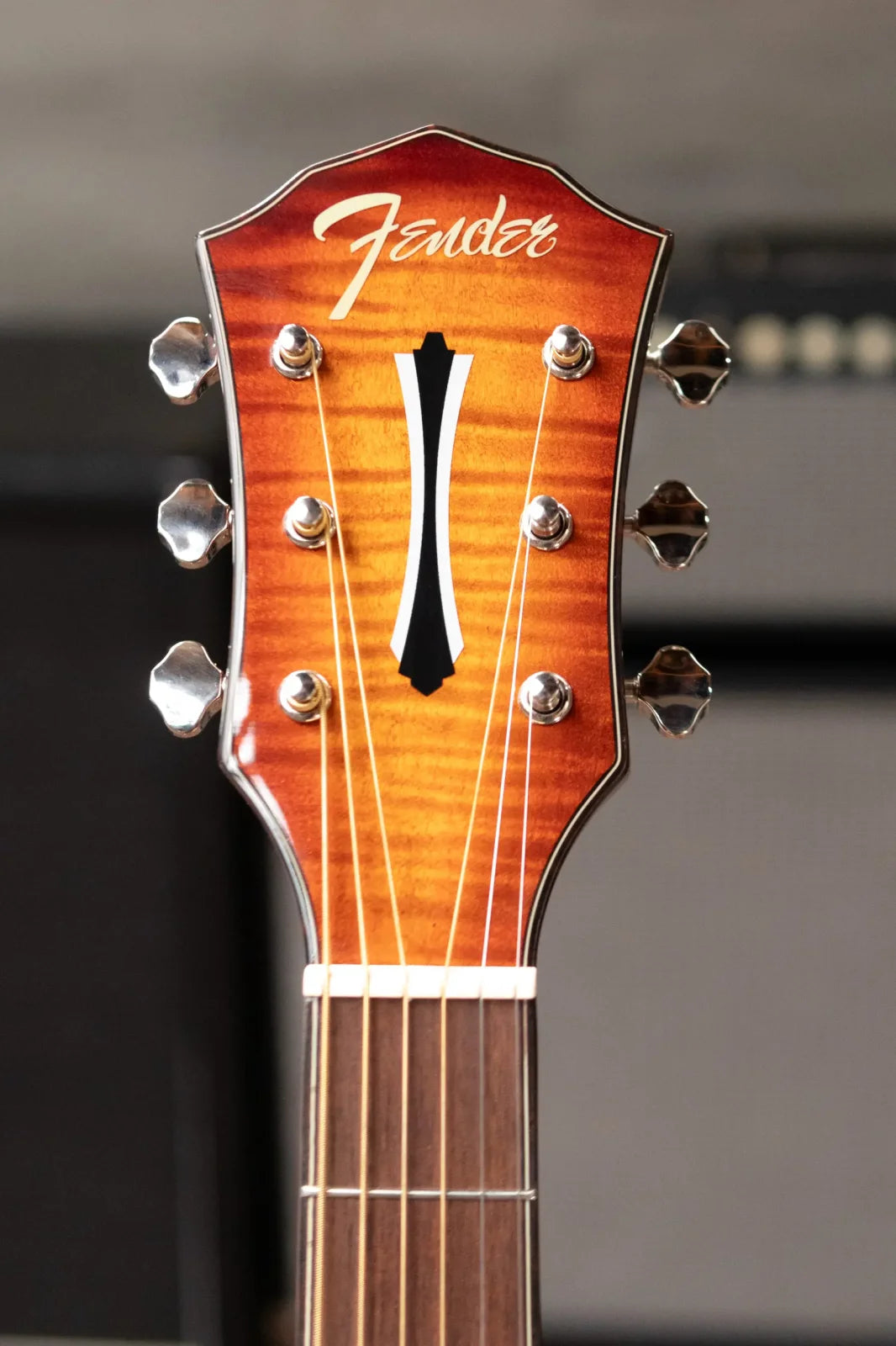 Fender FA-345CE Auditorium Acoustic/Electric Guitar - 3-Color Tea Burst