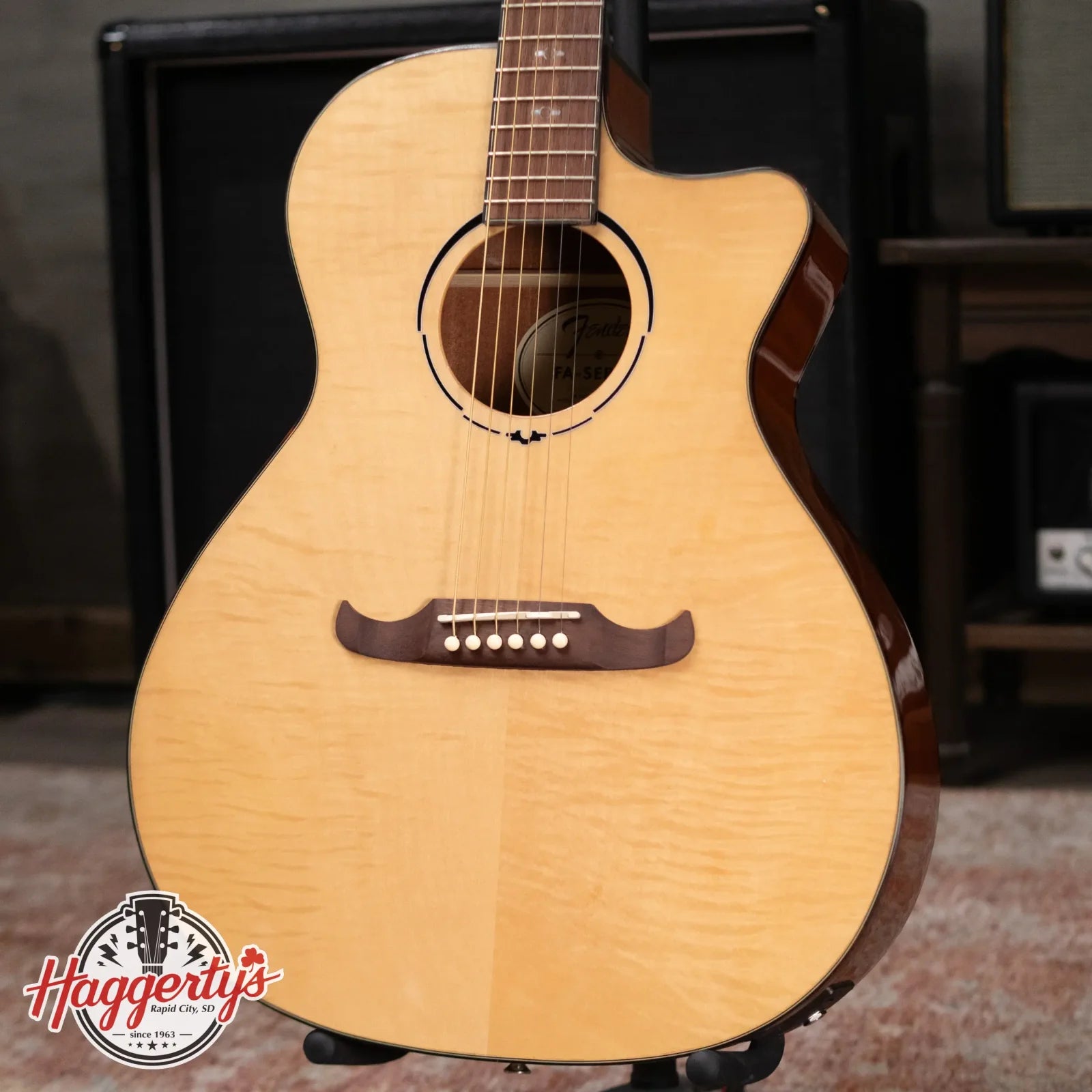 Fender FA-345CE Auditorium, Walnut Fingerboard - Natural