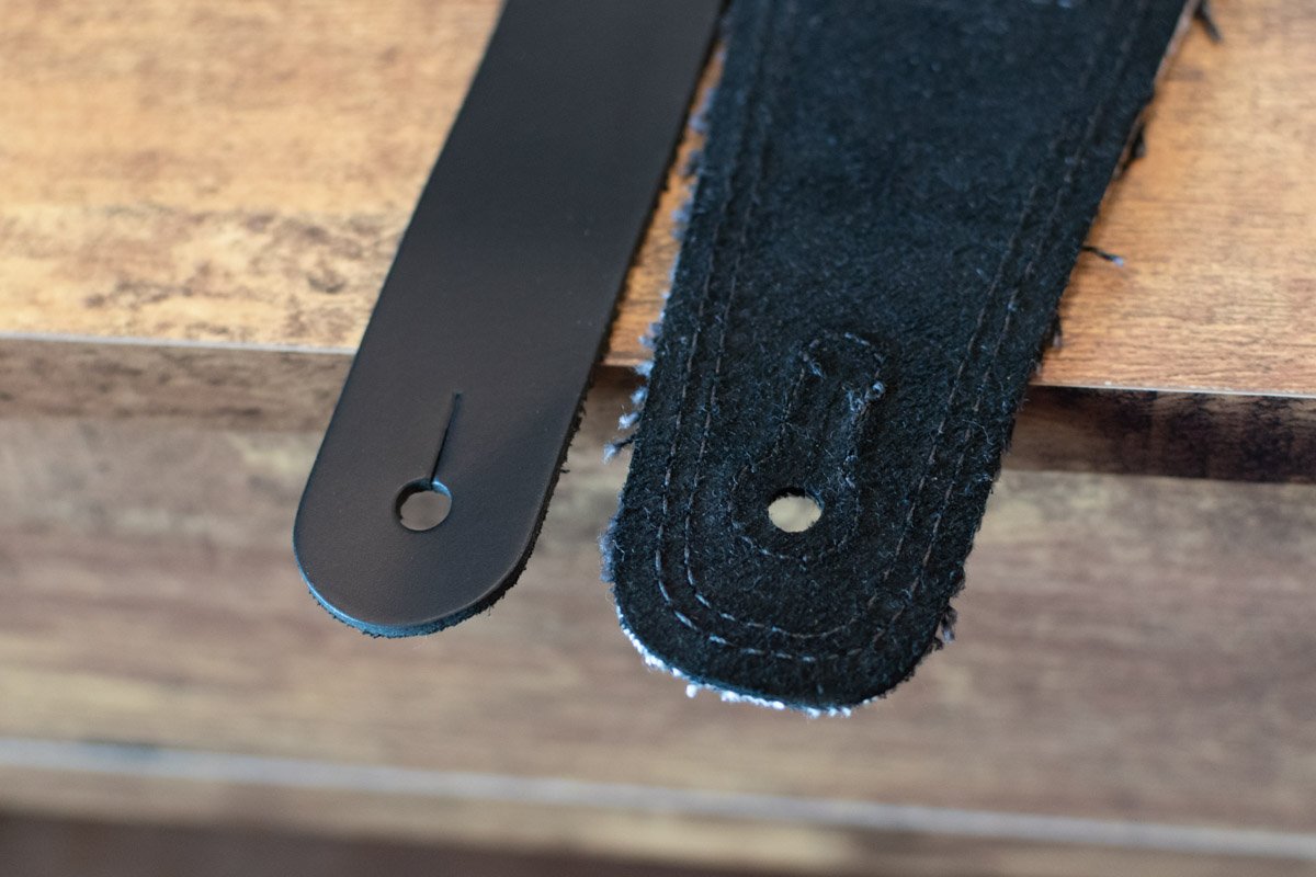 Fender X Wrangler Ripped Paisley Denim Strap, Black