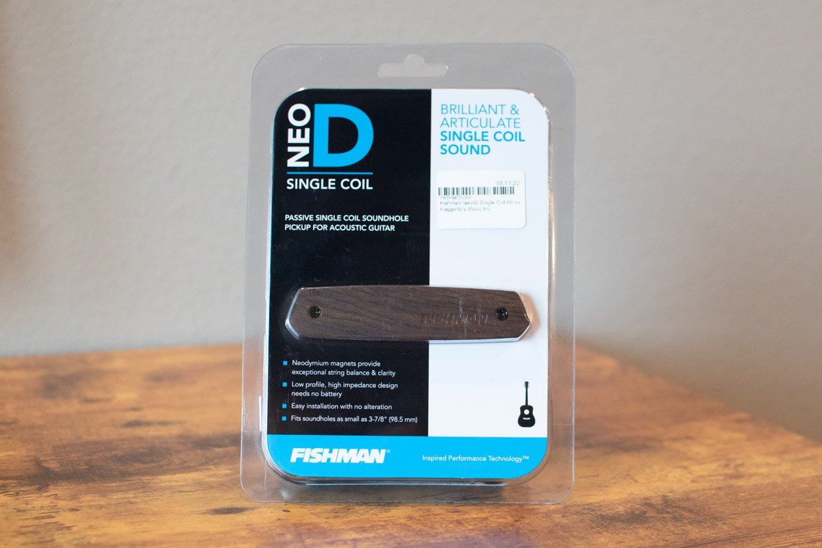 Fishman Neo-D Single Coil Pickup, Woodgrain - PRO-NEO-D04