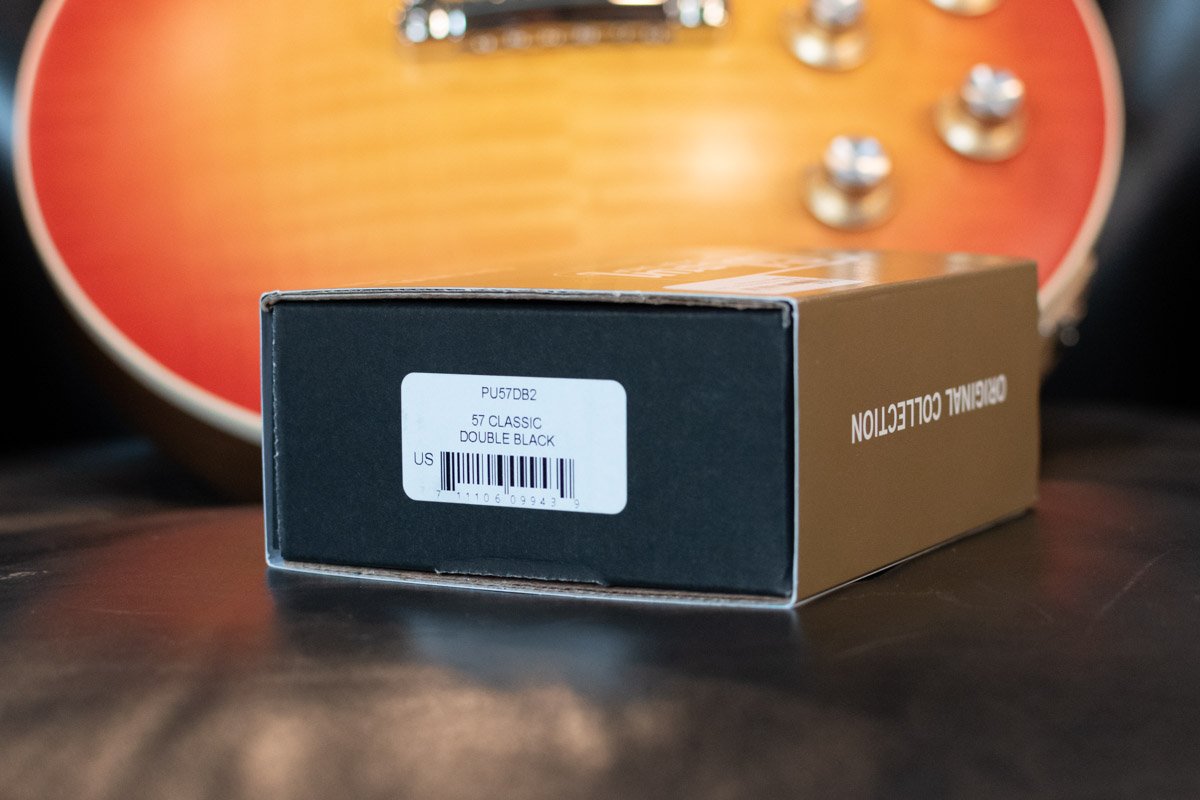 Gibson '57 Classic Pickup - Double Black, 2-conductor, Potted, Alnico II