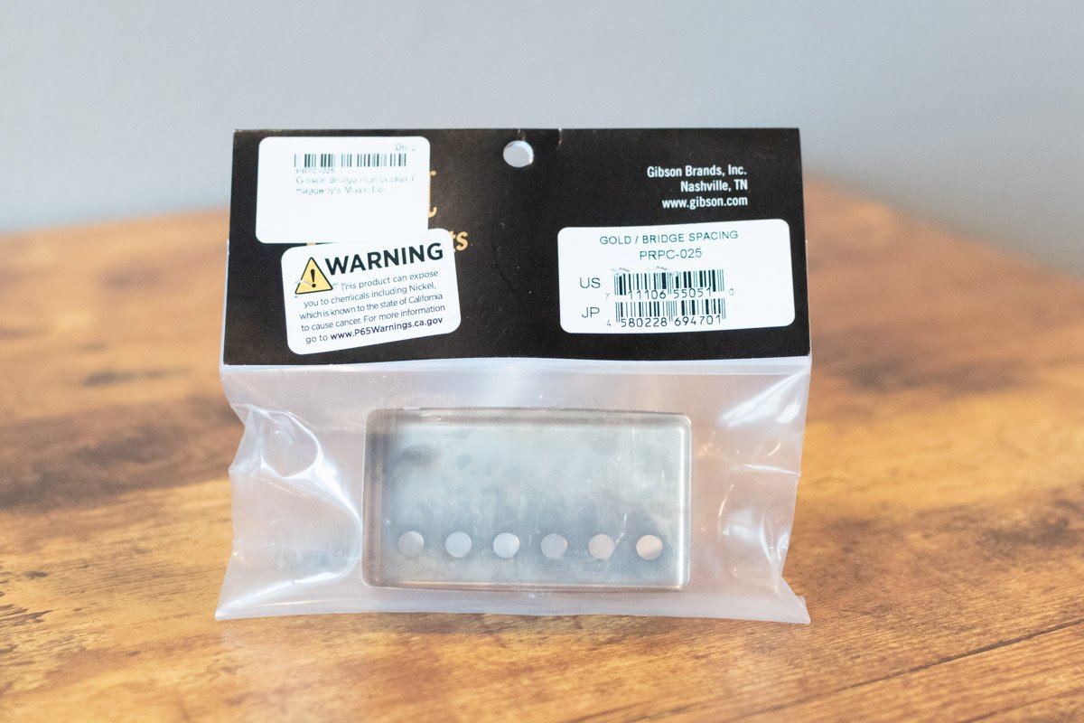 Gibson Bridge Humbucker Cover, Gold