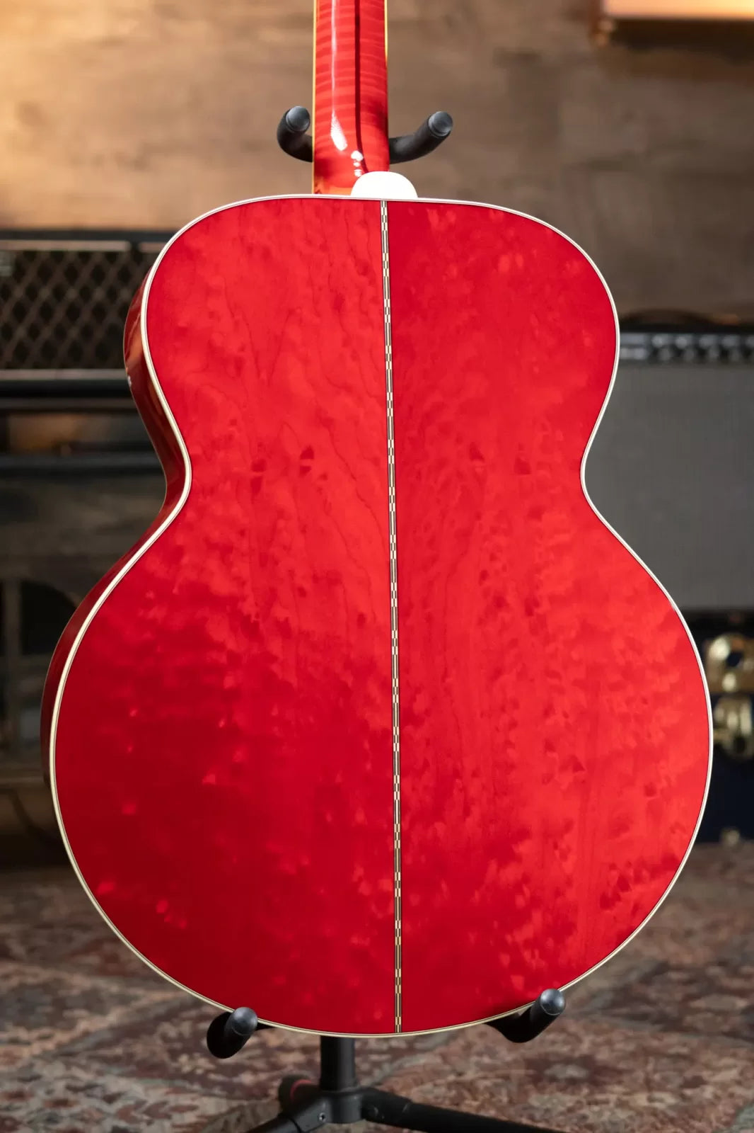 Gibson Custom SJ-200 Original Acoustic/Electric Guitar - Quilt Cherry with Hardshell Case