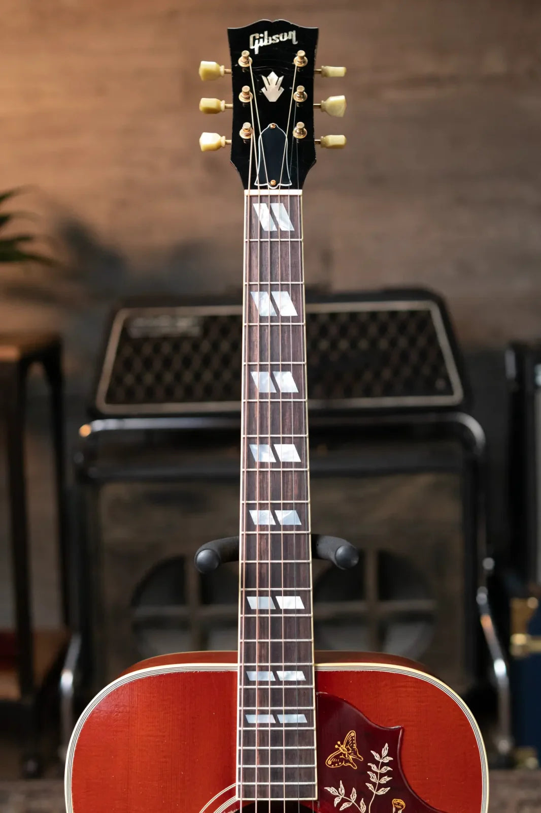 Gibson 1960 Hummingbird Light Aged - Heritage Cherry Sunburst with Hardshell Case