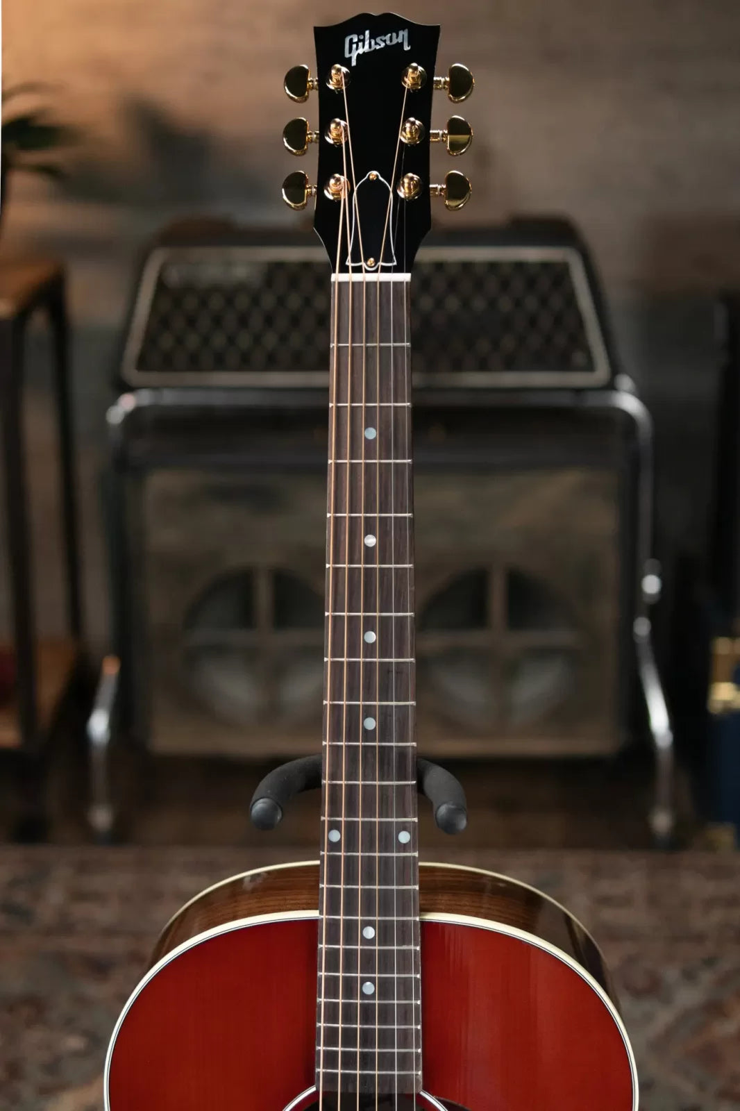 Gibson J-45 Standard Rosewood Acoustic/Electric Guitar - Rosewood Burst with Hardshell Case