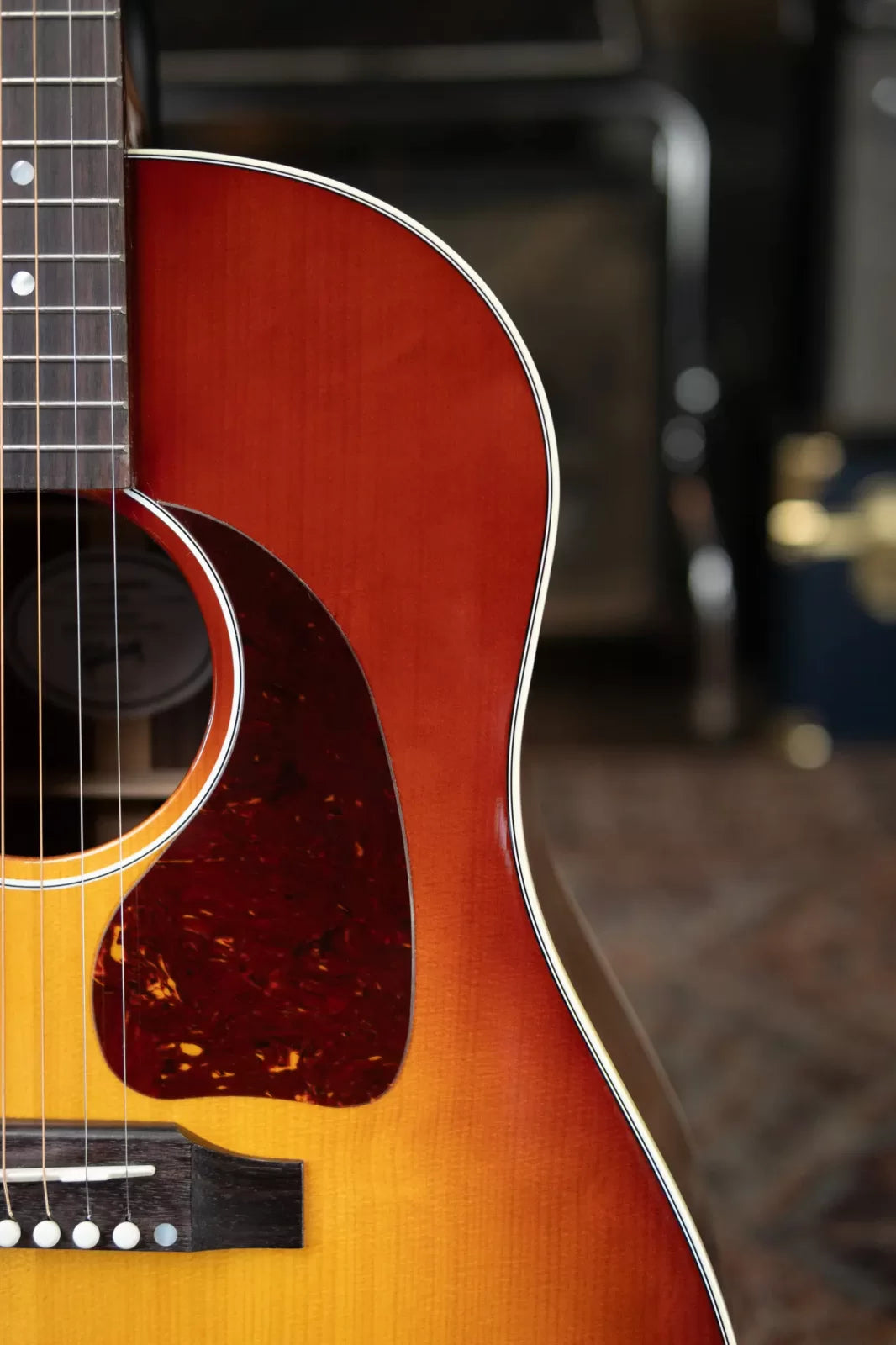 Gibson J-45 Standard Rosewood Acoustic/Electric Guitar - Rosewood Burst with Hardshell Case