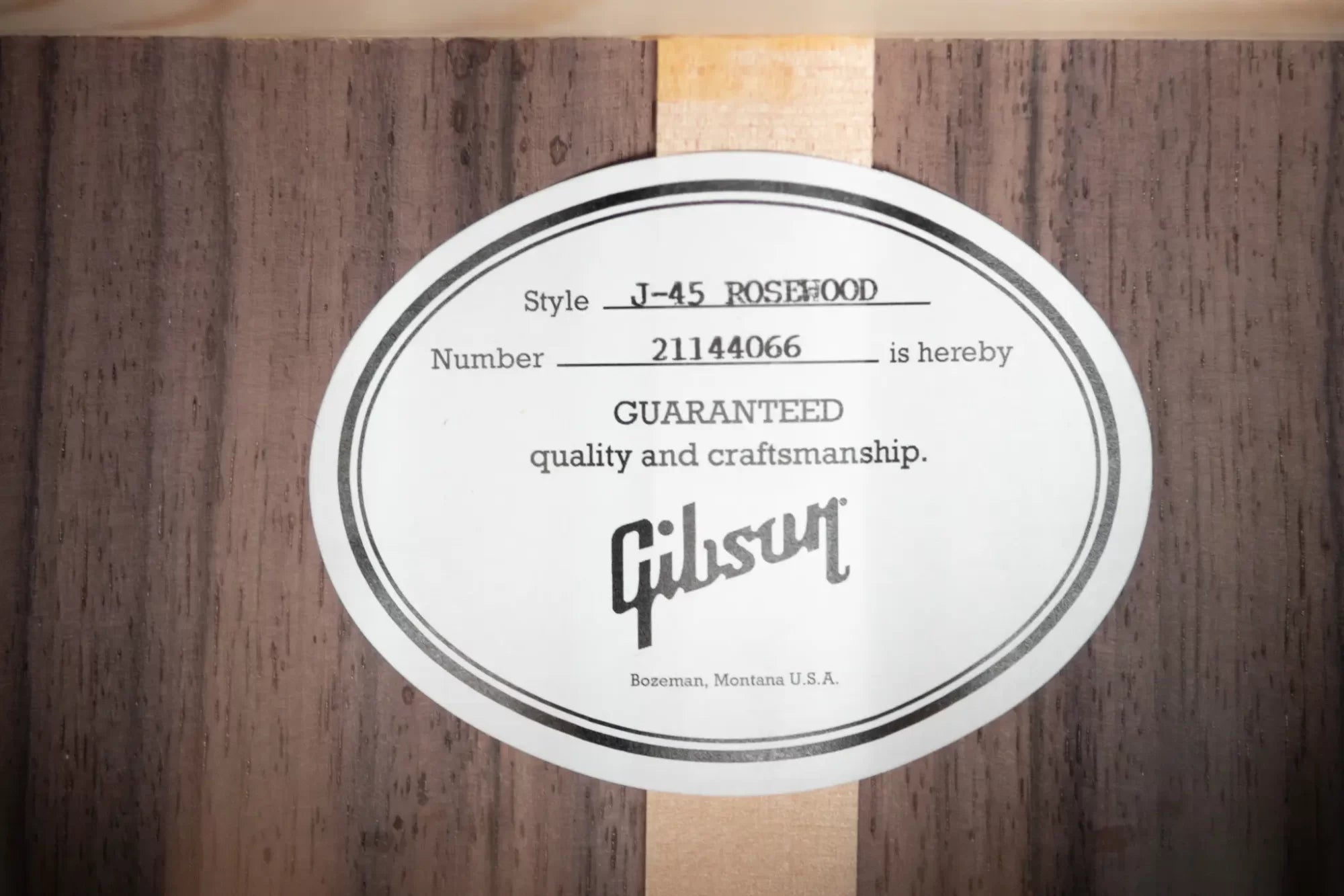 Gibson J-45 Standard Rosewood Acoustic/Electric Guitar - Rosewood Burst with Hardshell Case