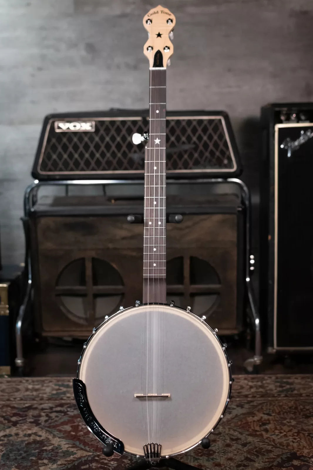 Gold Tone CC-Carlin12 Cripple Creek Bob Carlin Banjo with Gig Bag